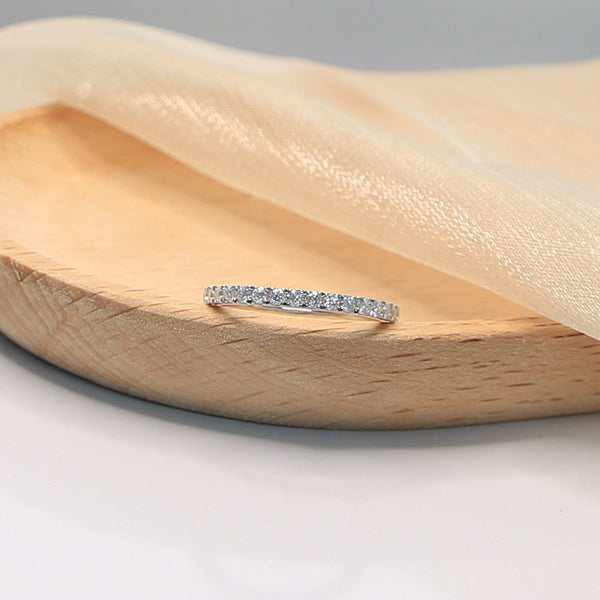 R0015- 1.8mm Moissanite Full Eternity Ring Band