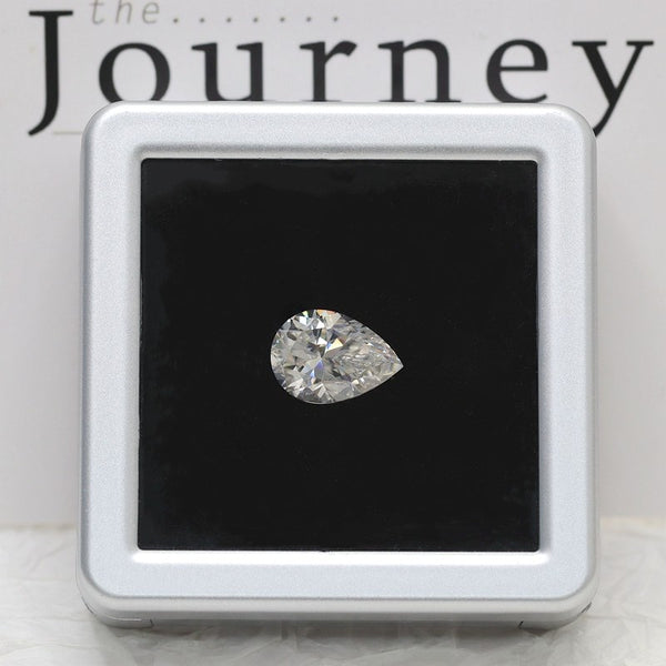 L004-Wholesale White DE Moissanite Pear Cut Loose Stones Price By PCS