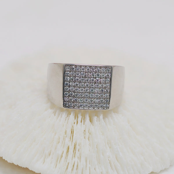 R00170- Men's Moissanite Ring