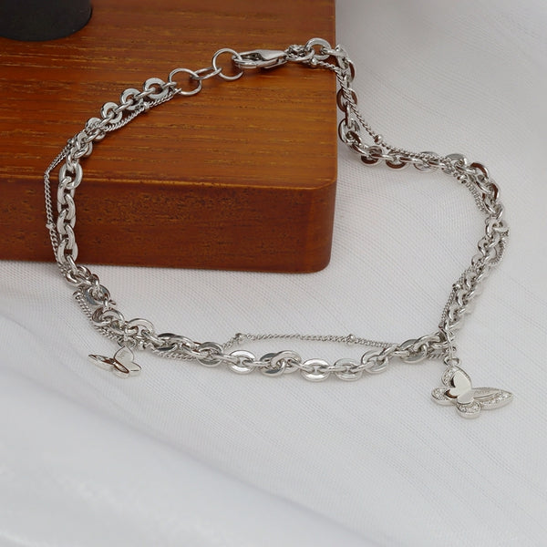 B006- 925 Silver Bracelet&Anklet