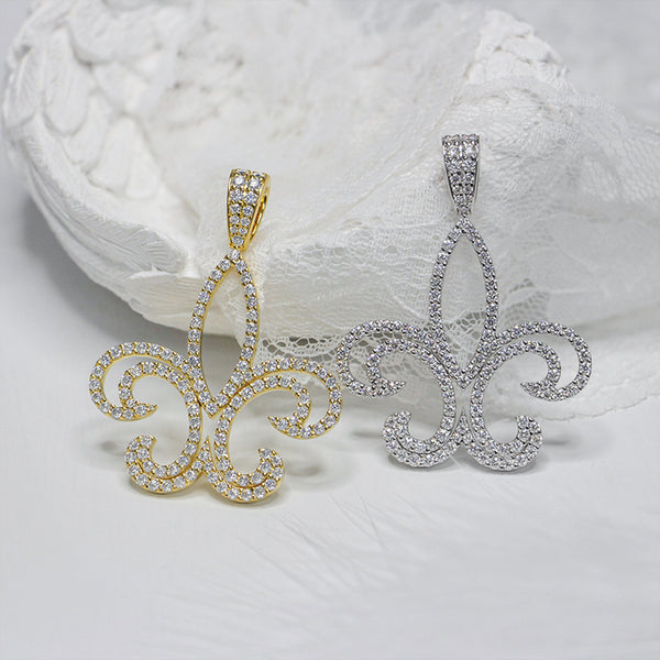 B0067-Round Brilliant Moissanite Pendant Necklace