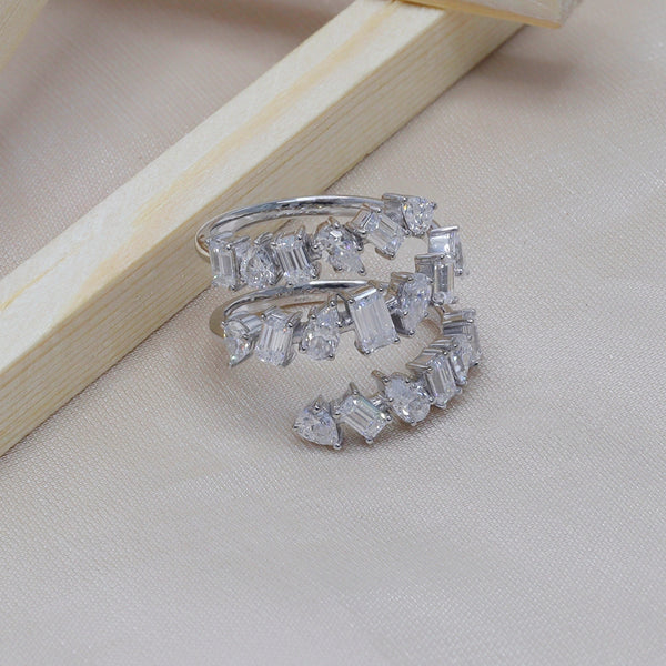 R00133-Fancy Moissanite Ring Band